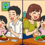 IQ test: najděte 3 rozdíly na obrázcích rodinného jídla za 19 sekund IQ test: najděte 3 rozdíly na obrázcích rodinného jídla za